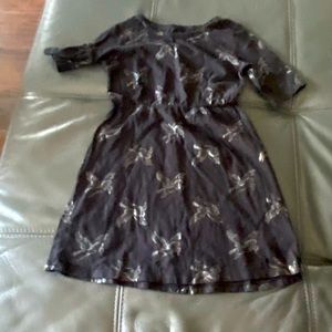 Black dress with golden unicorns on them